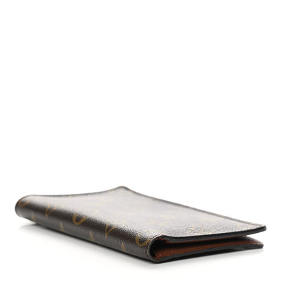 Louis Vuitton Monogram Porte Valeurs Checkbook Wallet 4 of 12