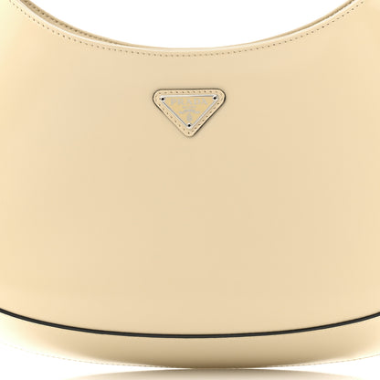 Prada Spazzolato Cleo Shoulder Bag Deserto Black 8 of 11