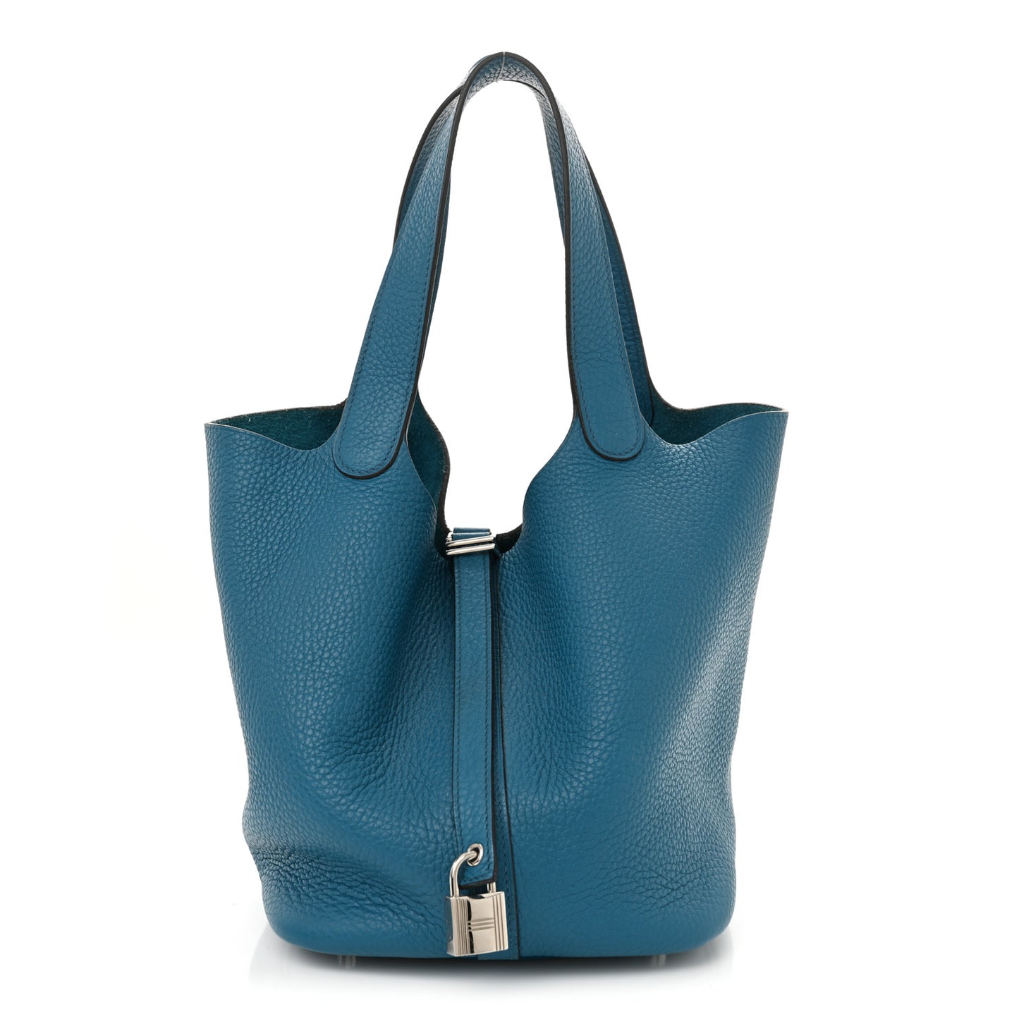 Taurillon Clemence Picotin Lock 22 MM Bleu Izmir
