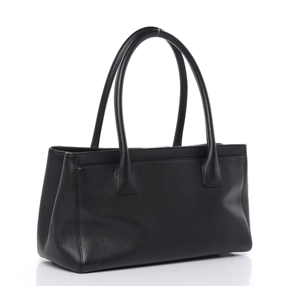 Chanel Calfskin Small Cerf Executive Shopper Tote Black 3 of 14