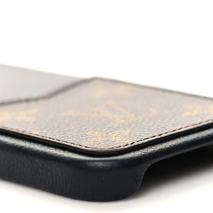 Louis Vuitton Monogram Pallas iPhone 15 Pro Bumper Black 8 of 11