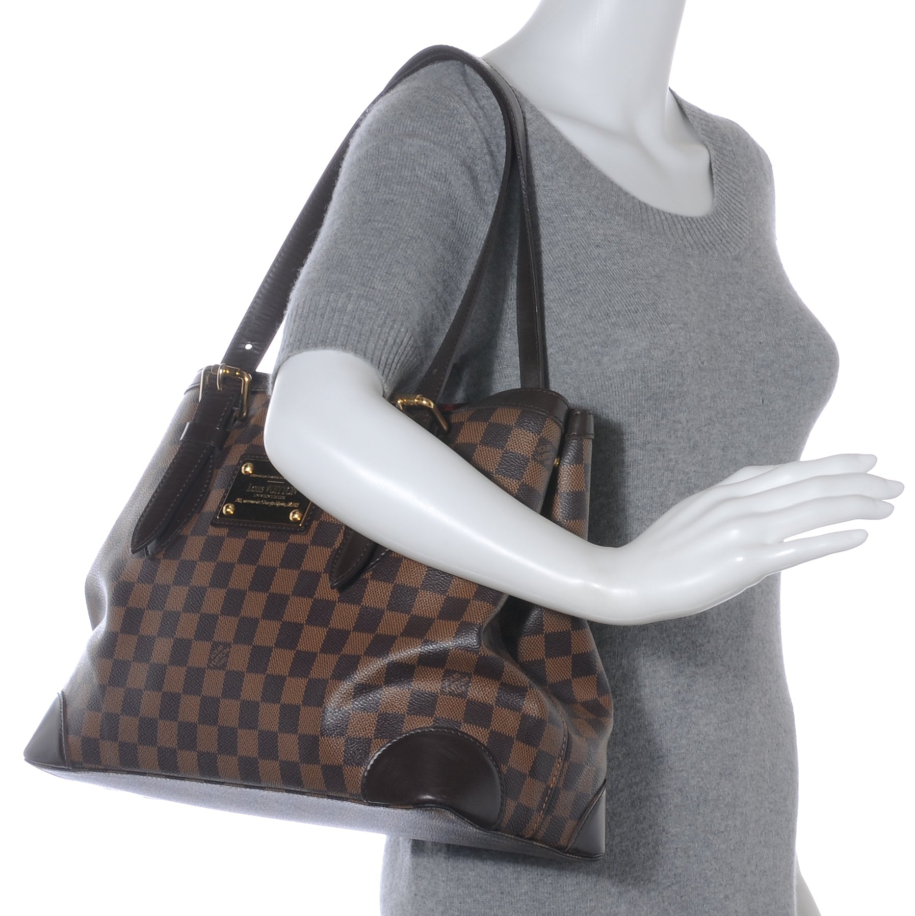 Louis Vuitton Damier Ebene Hampstead MM 2 of 7