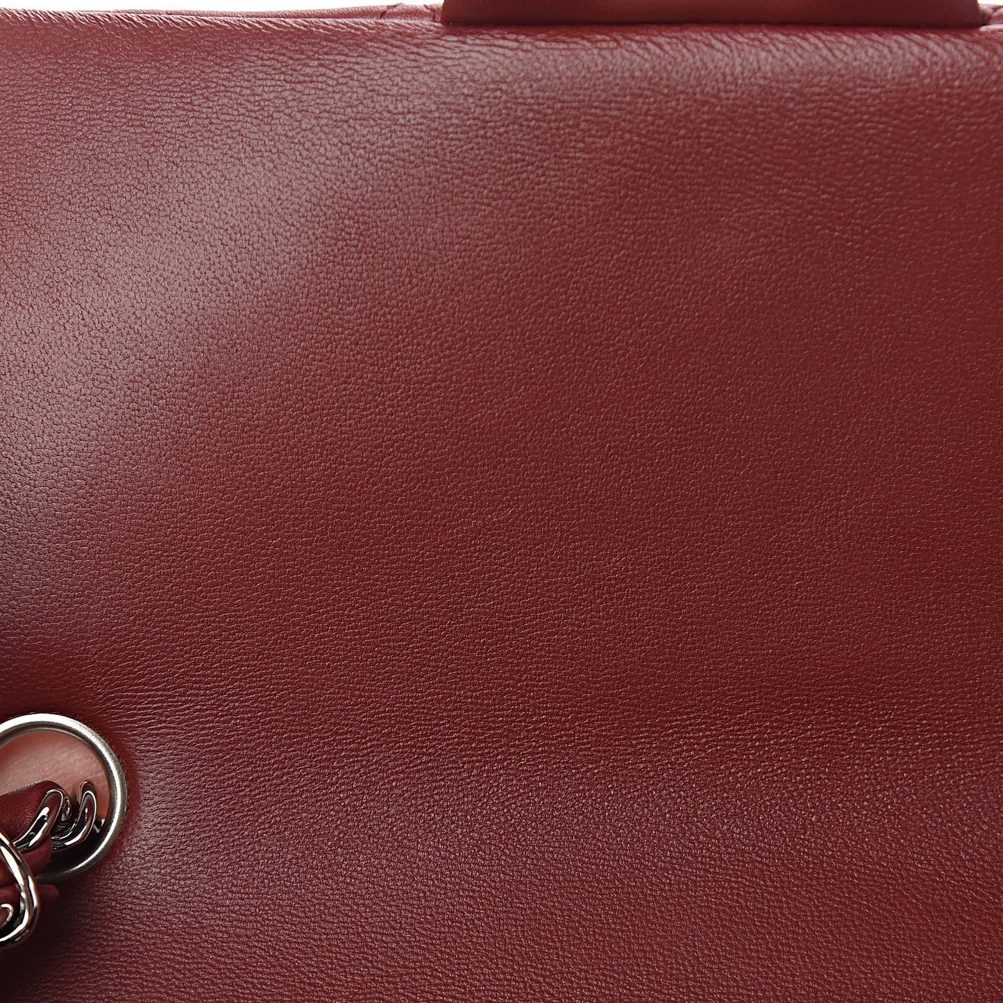 Lambskin Quilted Mini Rectangular Flap Red