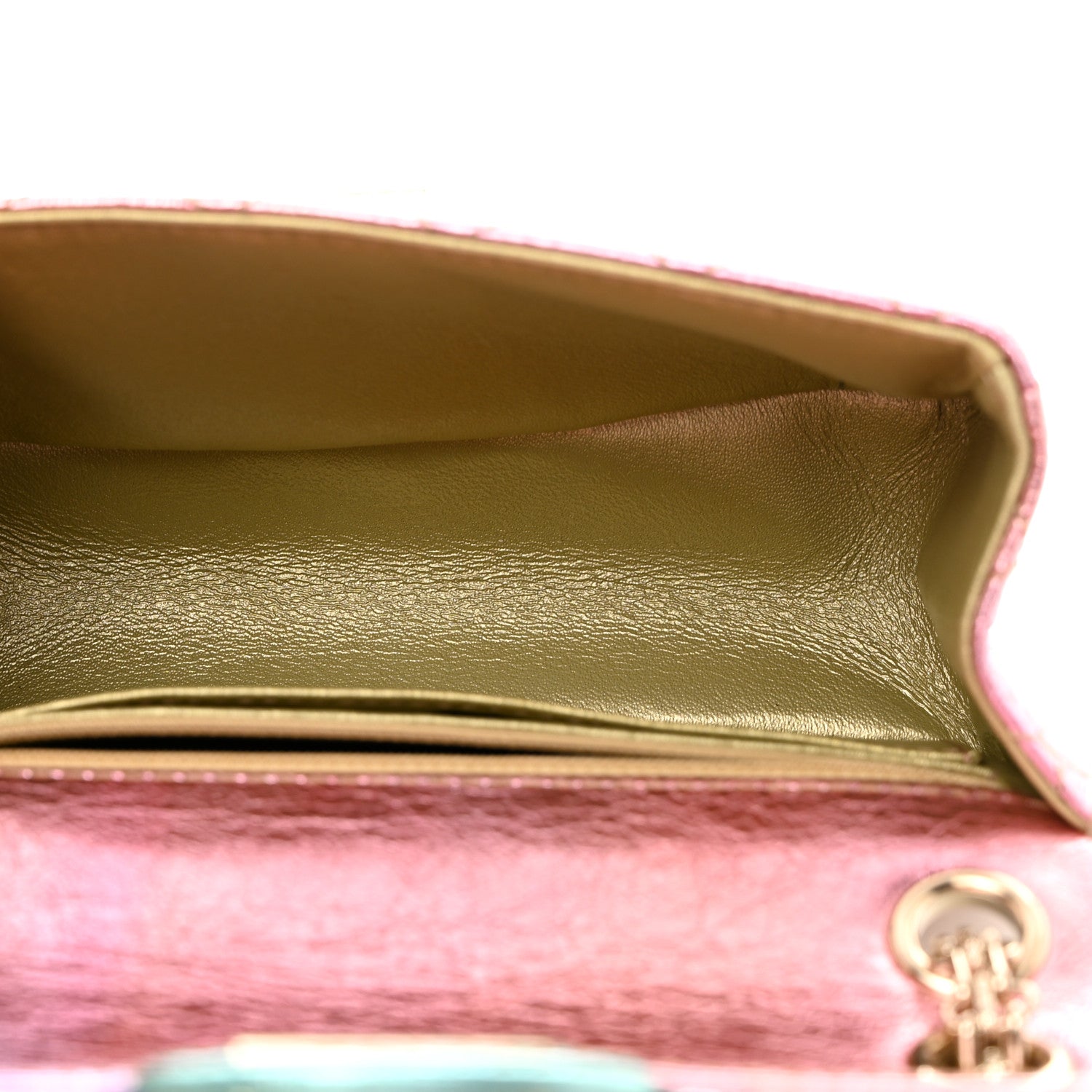 Chanel Metallic Goatskin Quilted Mini 2.55 Reissue Flap Multicolor 5 of 10