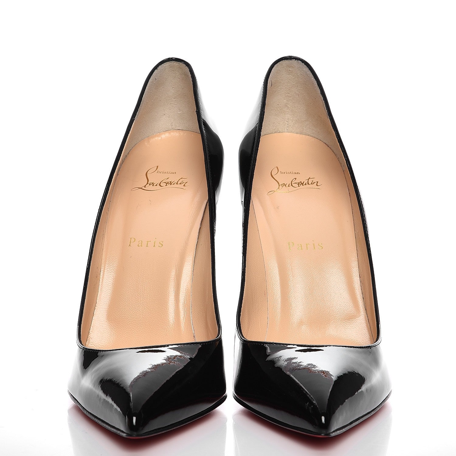 Christian Louboutin Patent Pigalle Follies 100 Pumps 41 Black 3 of 8