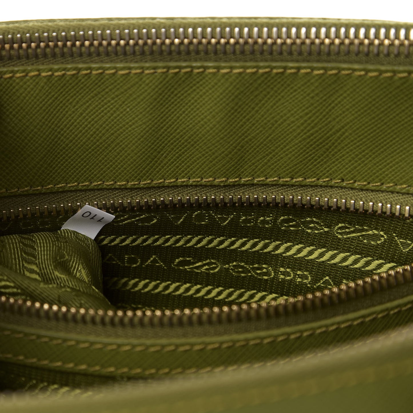 Saffiano Small Galleria Double Zip Tote Edera