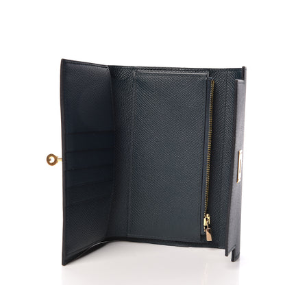 Hermes Epsom Medium Kelly Wallet Vert Cypress 5 of 8