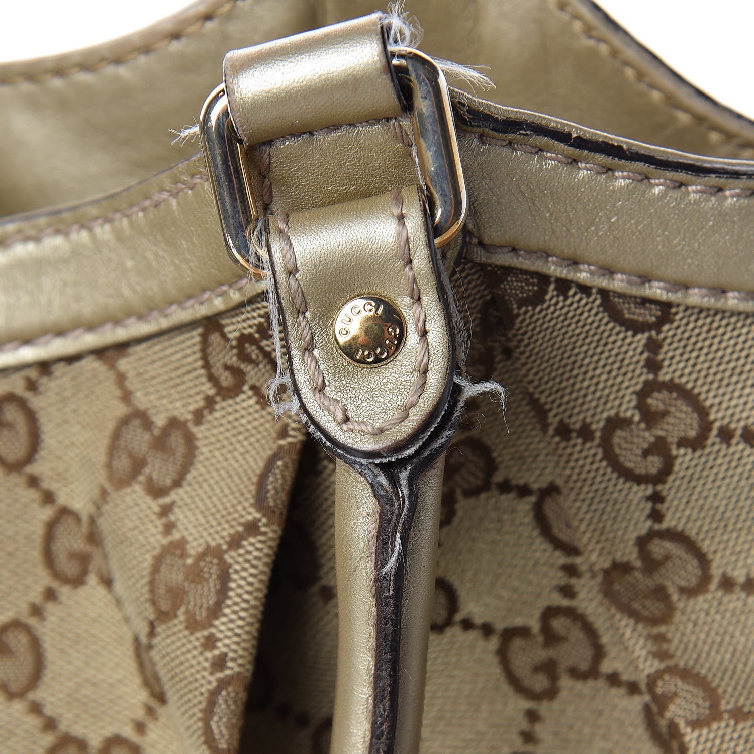 Gucci Monogram Large Sukey Tote Champagne 21 of 26
