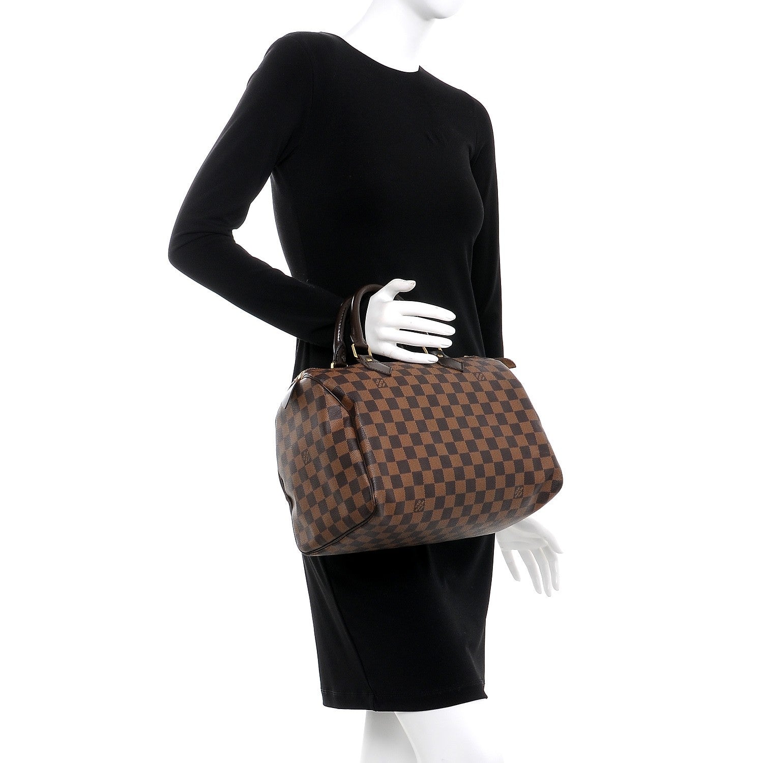 Louis Vuitton Damier Ebene Speedy 30 2 of 8