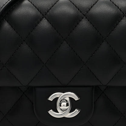 Chanel Calfskin Quilted CC Uniform Flap Belt Bag Black 9 of 11