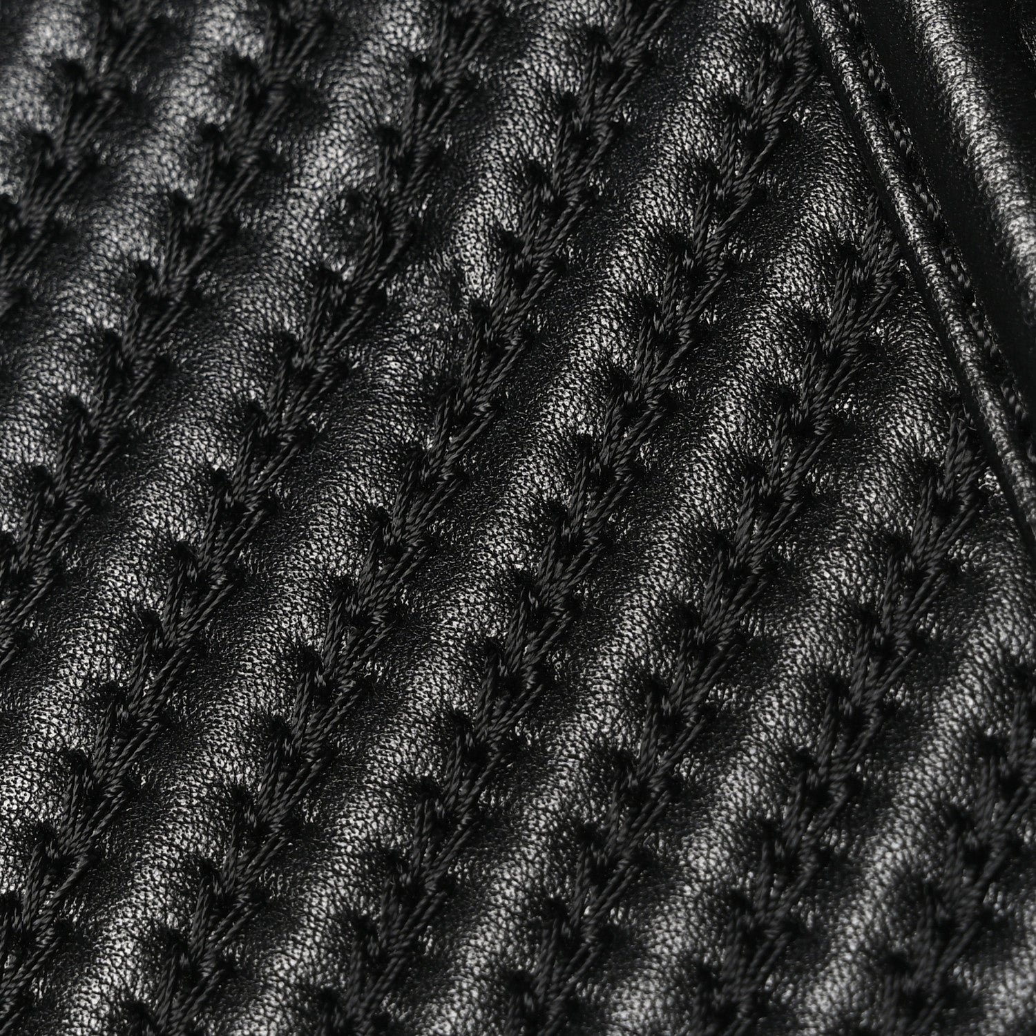 Chanel Calfskin Chevron Quilted New Medium Braided Boy Flap Black 11 of 11