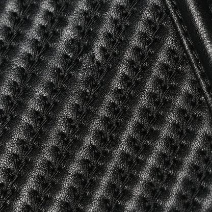 Chanel Calfskin Chevron Quilted New Medium Braided Boy Flap Black 11 of 11