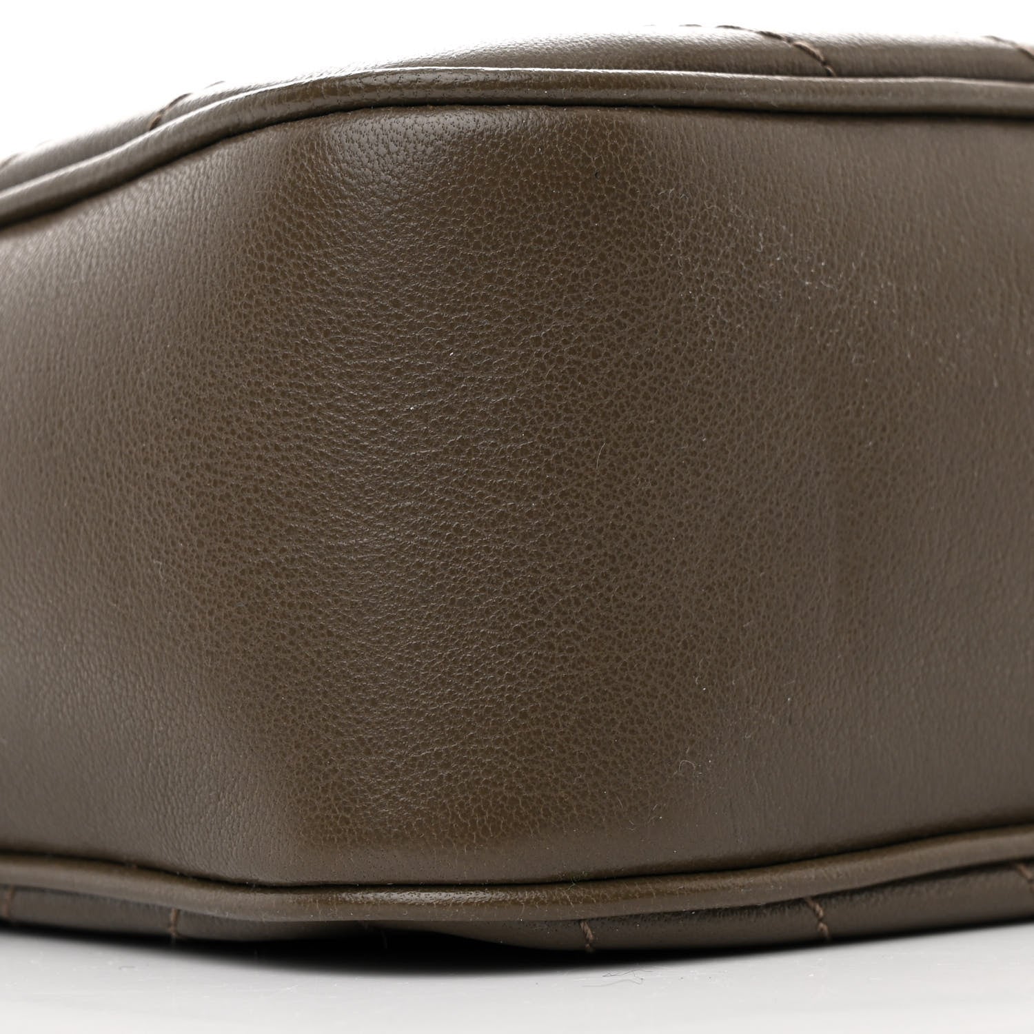 Gucci Sakai Be Green Calfskin Diagonal Stitched Small Blondie Shoulder Bag Craclet Brown 9 of 10