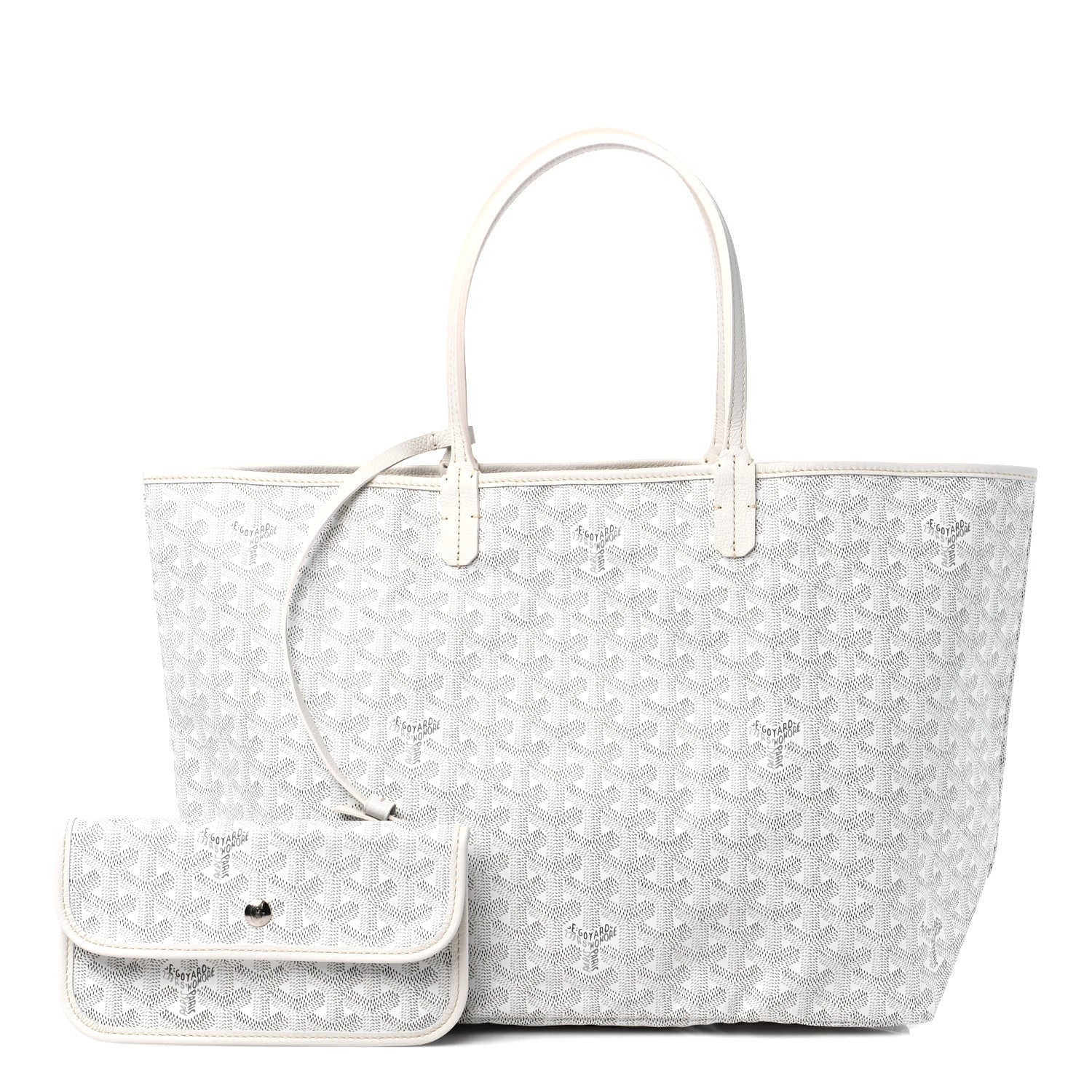Goyard Goyardine Saint Louis PM White 1 of 10