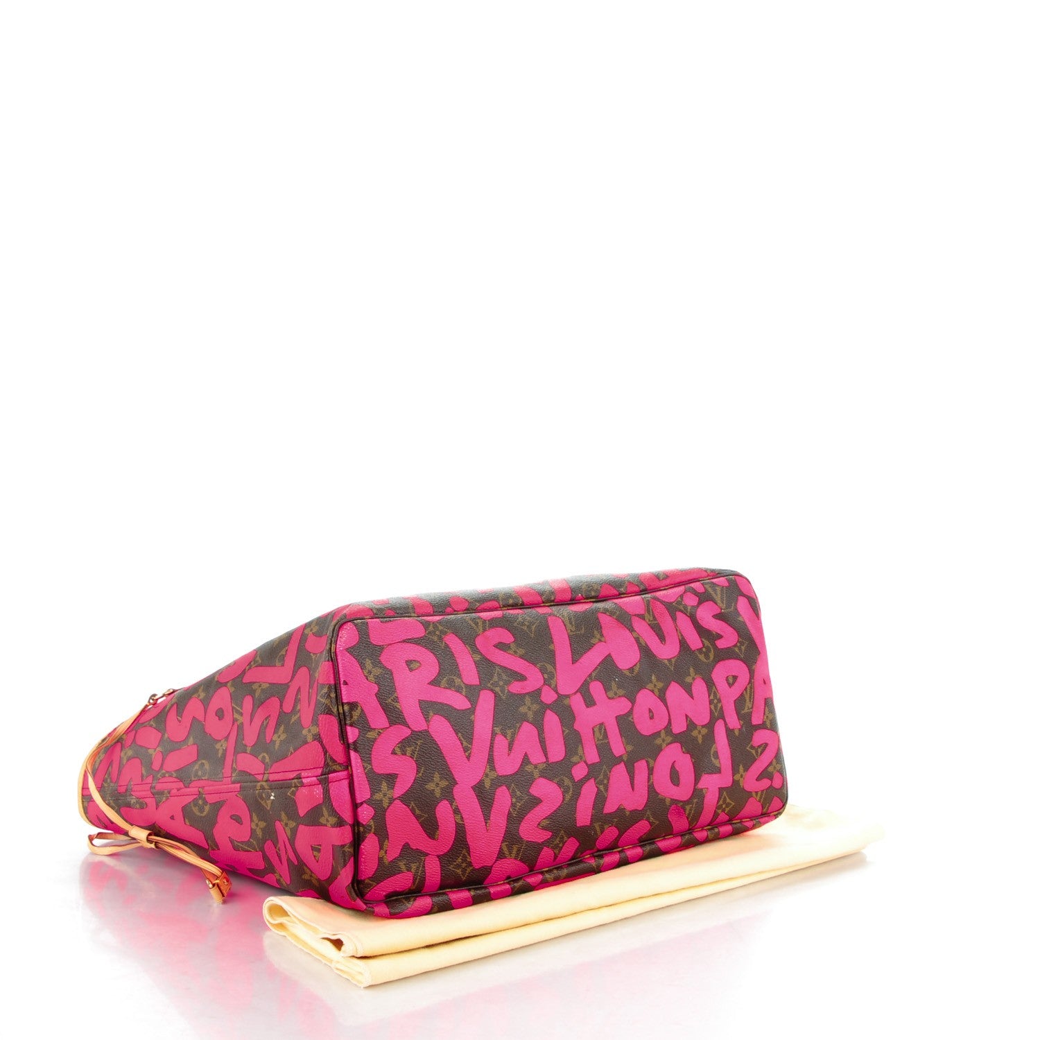 Louis Vuitton Monogram Graffiti Neverfull GM Fuchsia 4 of 8