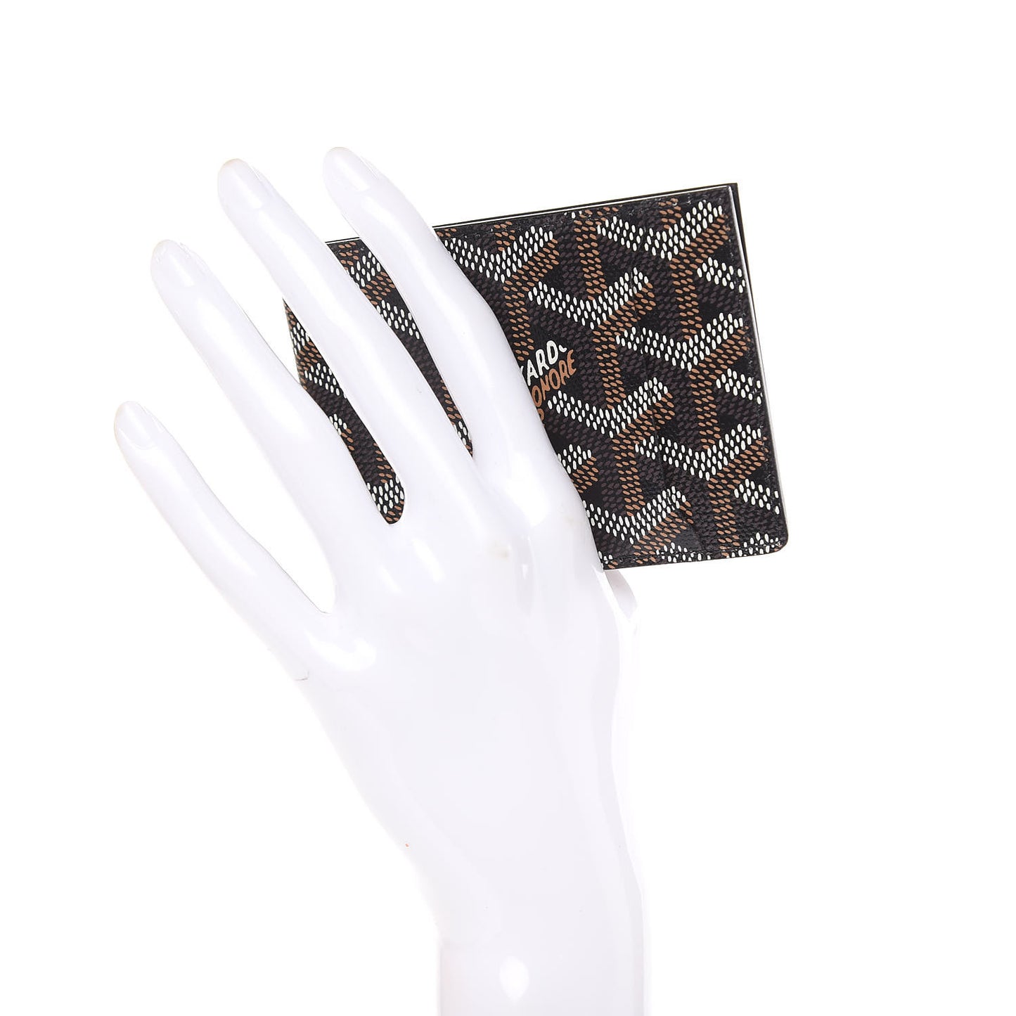 Goyardine Multi Slot Bi-Fold Wallet Black