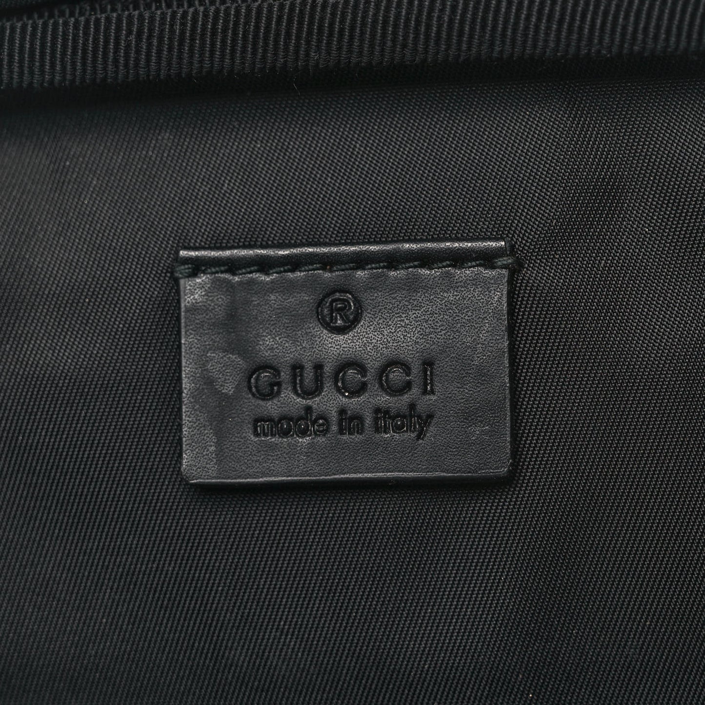 GG Supreme Monogram Web Belt Bag Black