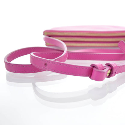 Celine Leather Trio Crossbody Bag Hibiscus 6 of 11