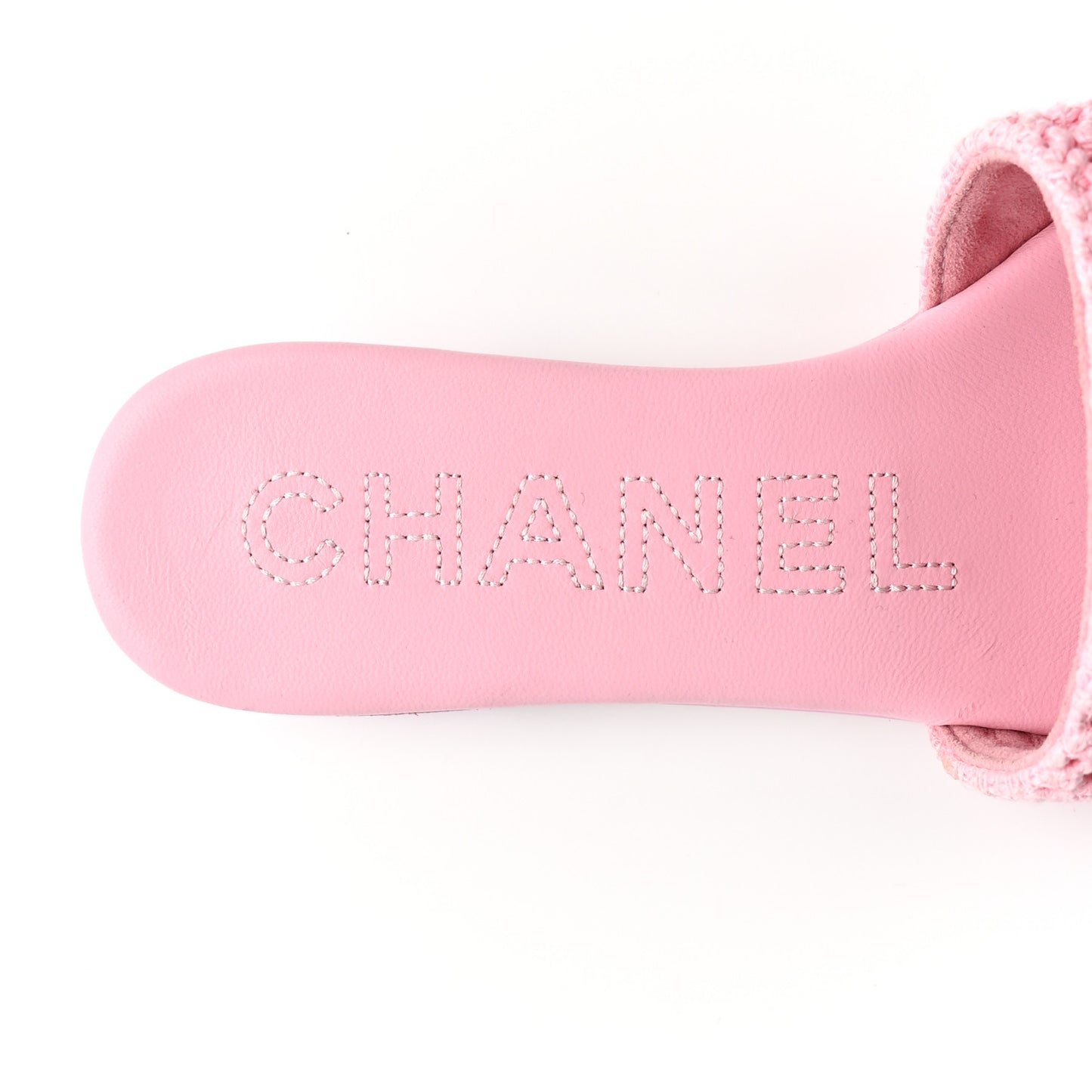 Crochet CC Mules Sandals 36.5 Rose