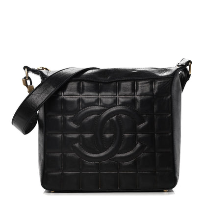 Chanel Lambskin Quilted Small Chocolate Bar Shoulder Bag Black 1 of 20