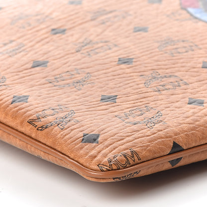 MCM Visetos Rabbit Pouch Cognac 5 of 8