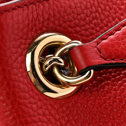 Gucci Pebbled Calfskin Medium Soho Chain Shoulder Bag Tabasco Red 15 of 15
