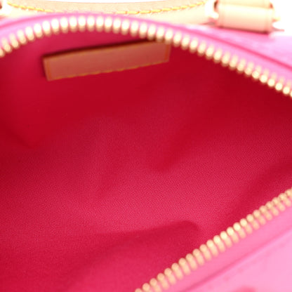 Louis Vuitton Vernis Monogram Nano Speedy Neon Pink 5 of 9