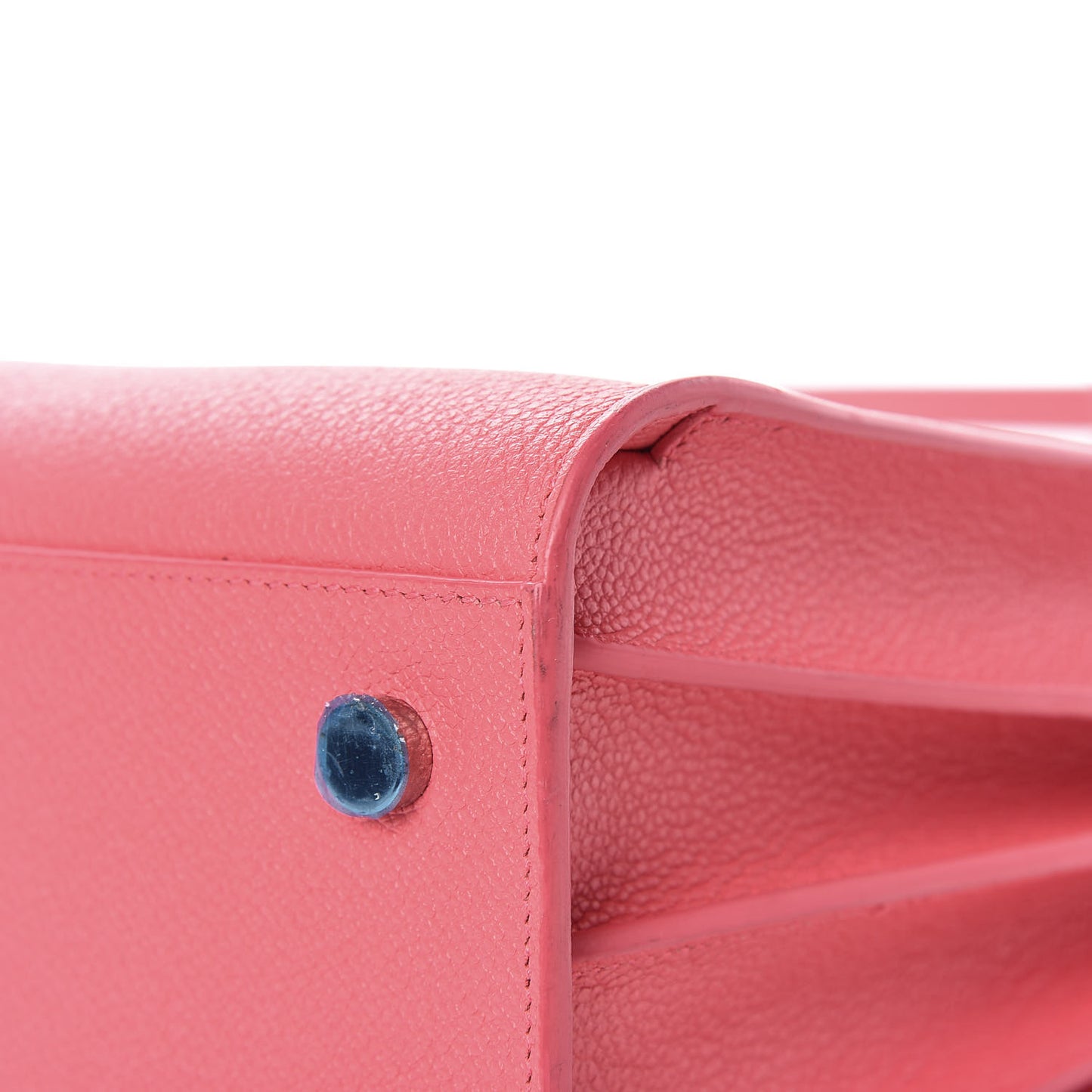 Grained Calfskin Baby Sac De Jour Rose Clair