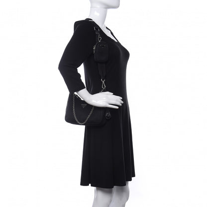Prada Nylon Re-Edition 2005 Shoulder Bag Black 2 of 9