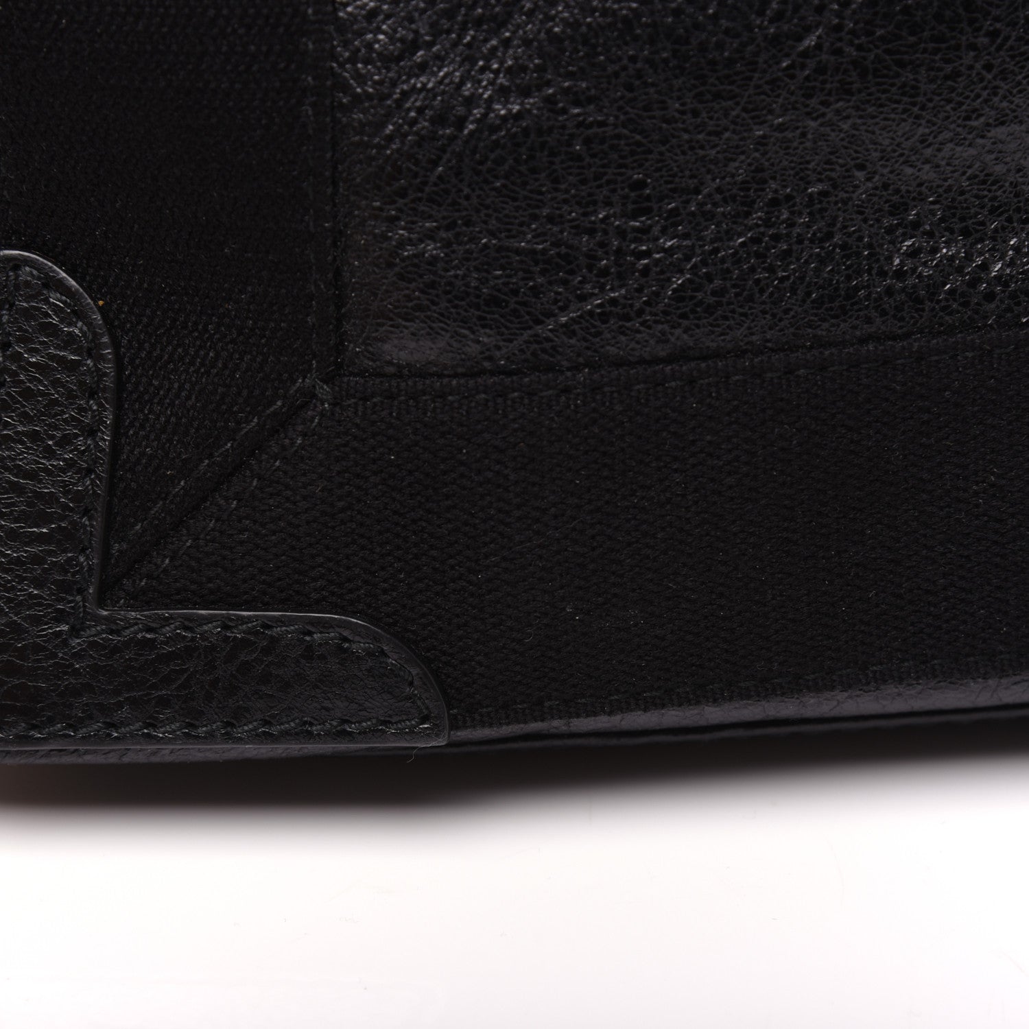 Balenciaga Agneau Stadio Ruban Viscose Navy Cabas Tote XS Black 14 of 16