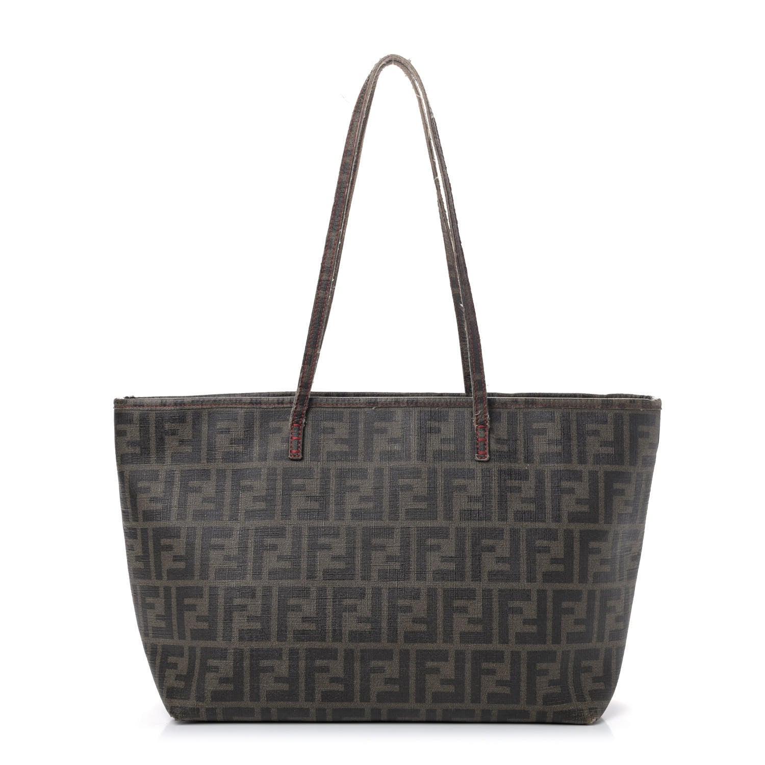 Fendi Zucca Spalmati Small Roll Tote Tobacco Fragola 1 of 7