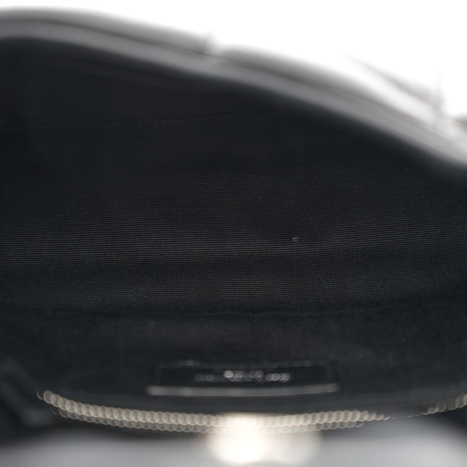 Saint Laurent Lambskin Quilted Toy Loulou Puffer Monogram Chain Satchel Black 5 of 10