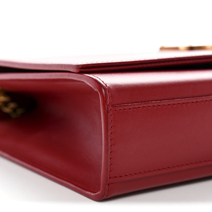 Saint Laurent Smooth Calfskin Medium Classic Monogram Kate Tassel Satchel Lipstick Red 9 of 10