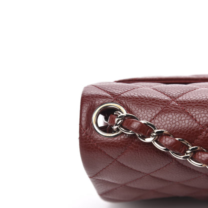 Chanel Caviar Quilted Mini Square Flap Red 10 of 12