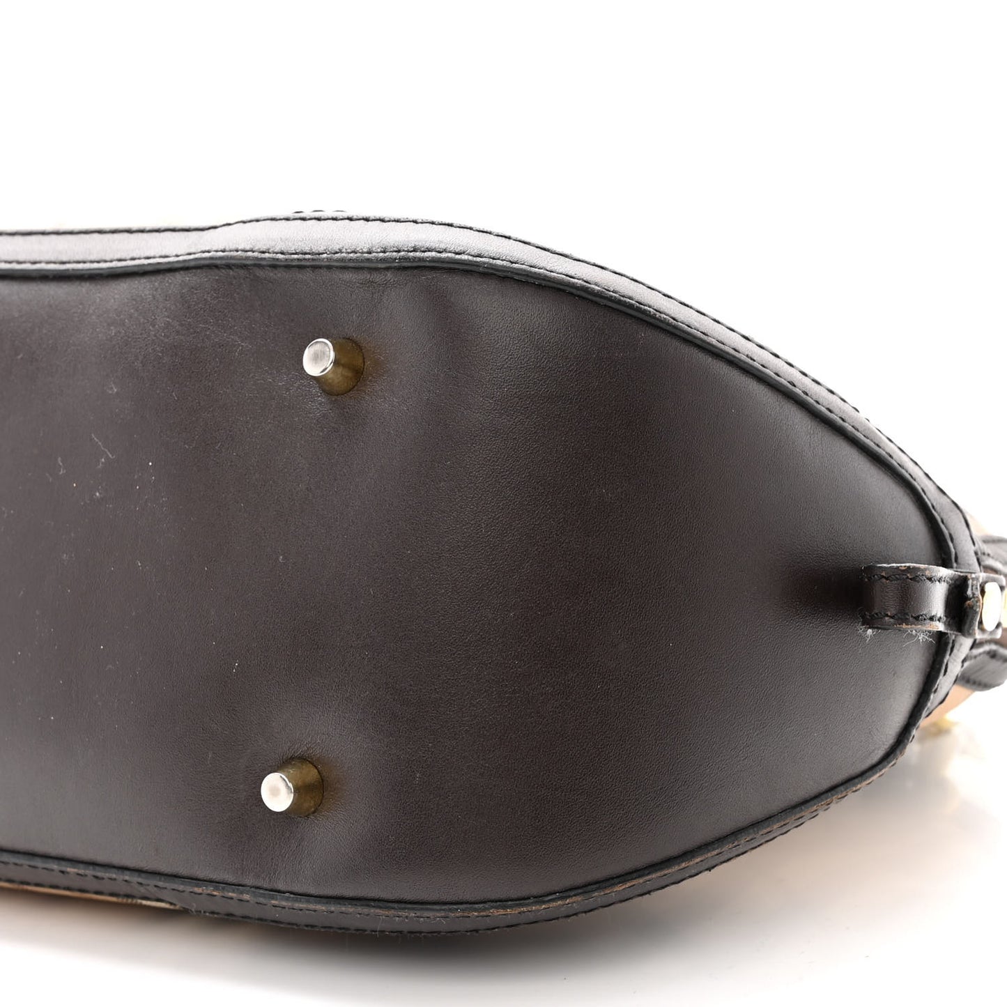 Haymarket Check Small Orchard Bowling Bag Chocolate