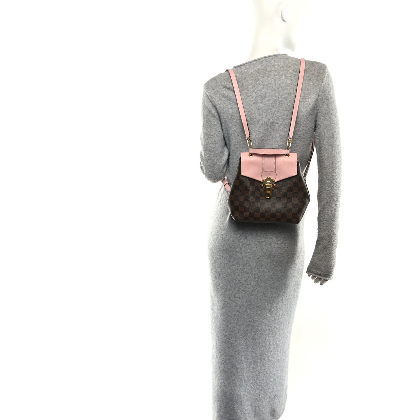 Damier Ebene Clapton Backpack Magnolia