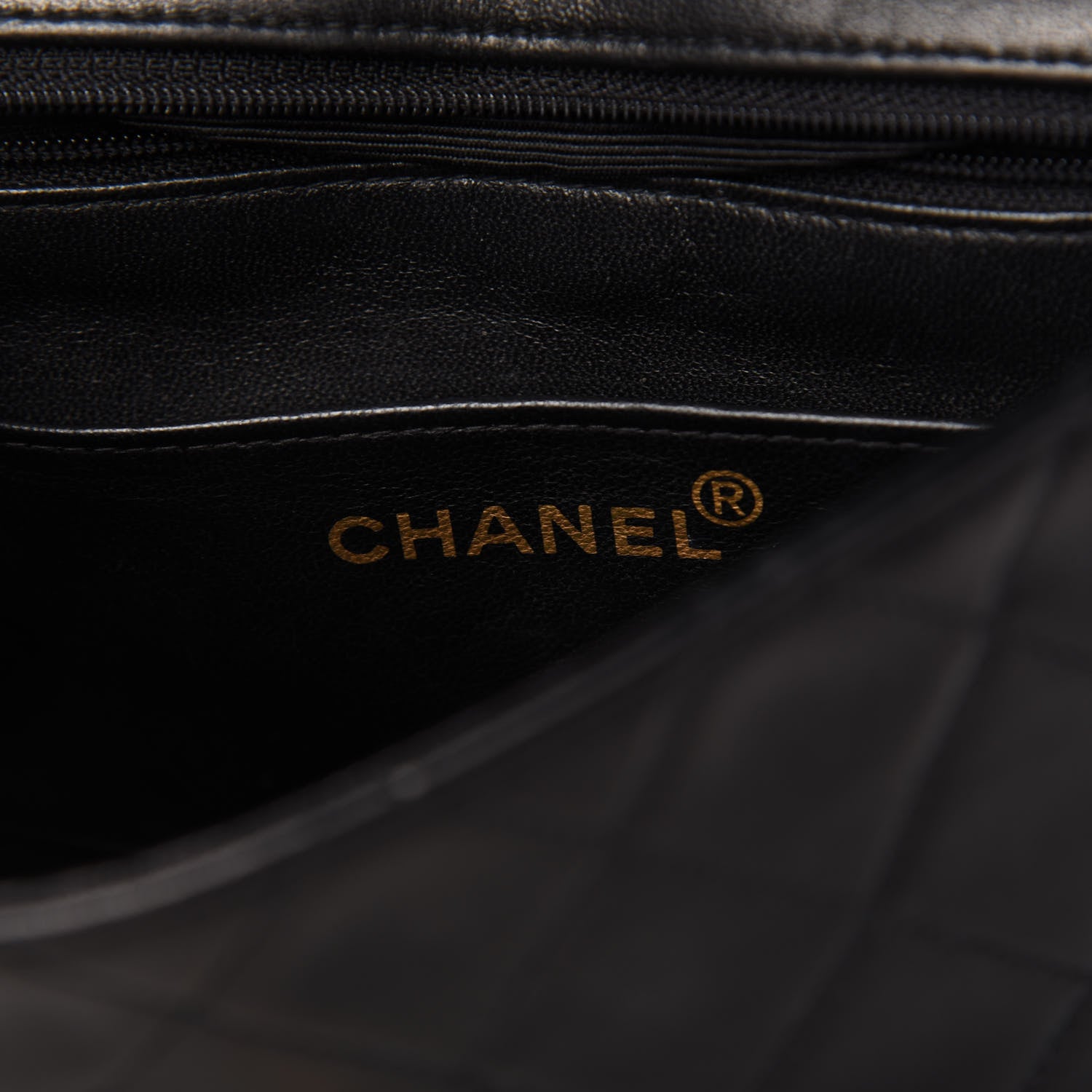 Chanel Lambskin Quilted Mini Square Flap Black 8 of 11