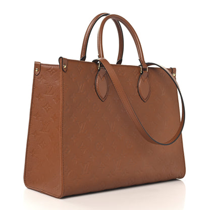 Louis Vuitton Empreinte Monogram Onthego MM Cognac 3 of 10