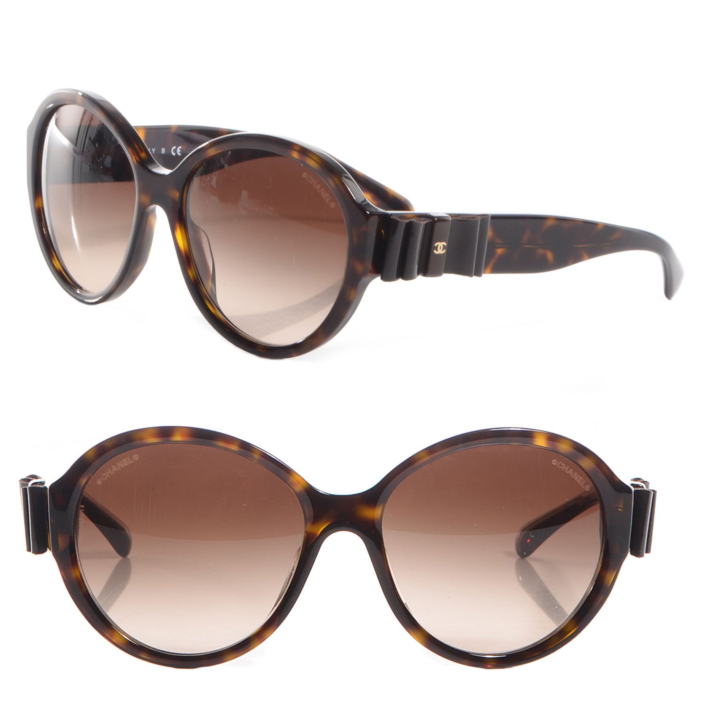 Tortoise Bow Sunglasses 5283-Q