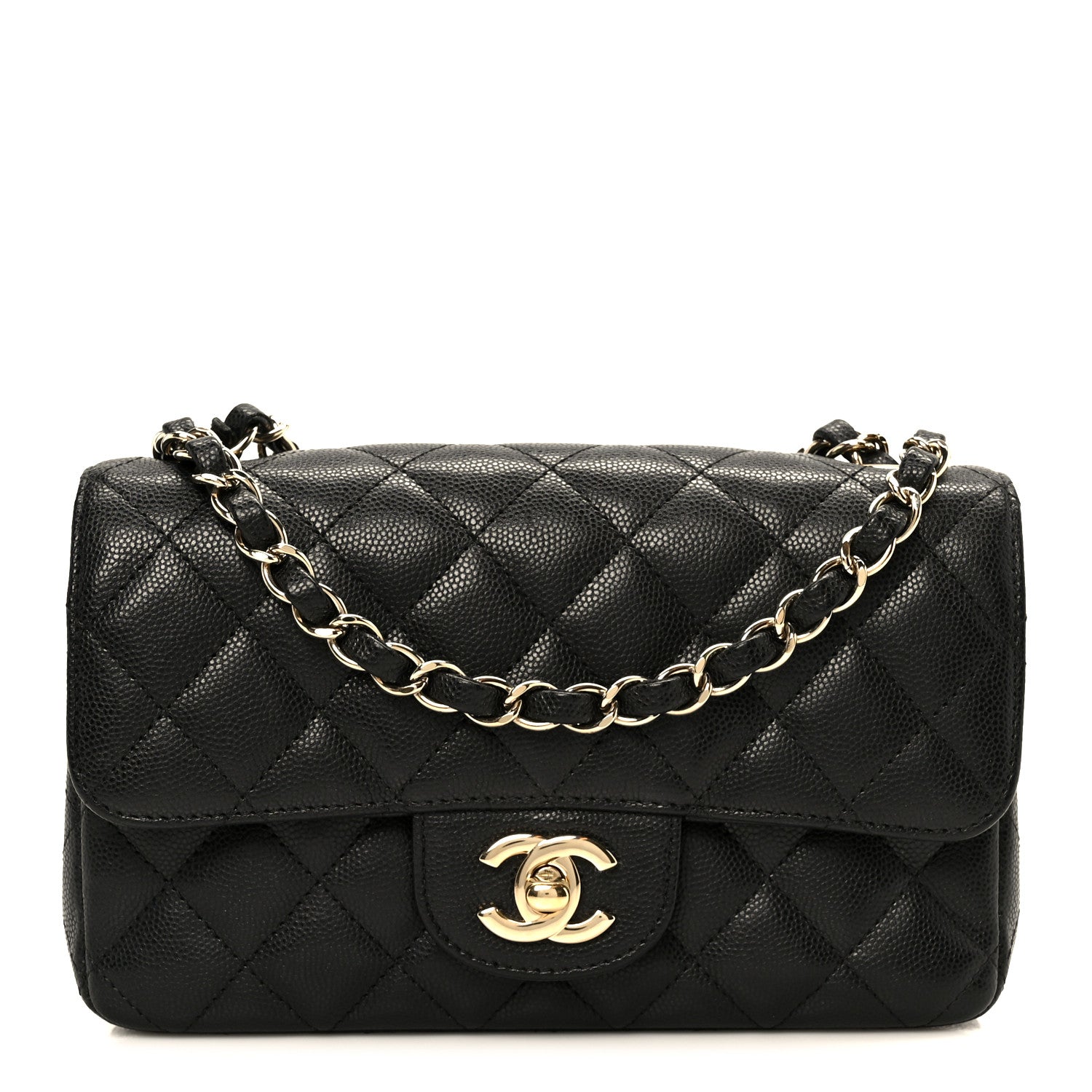 Chanel Caviar Quilted Mini Rectangular Flap Black 1 of 12