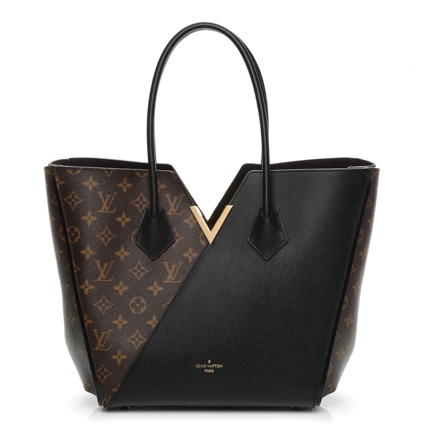 Calfskin Monogram Kimono Tote Black