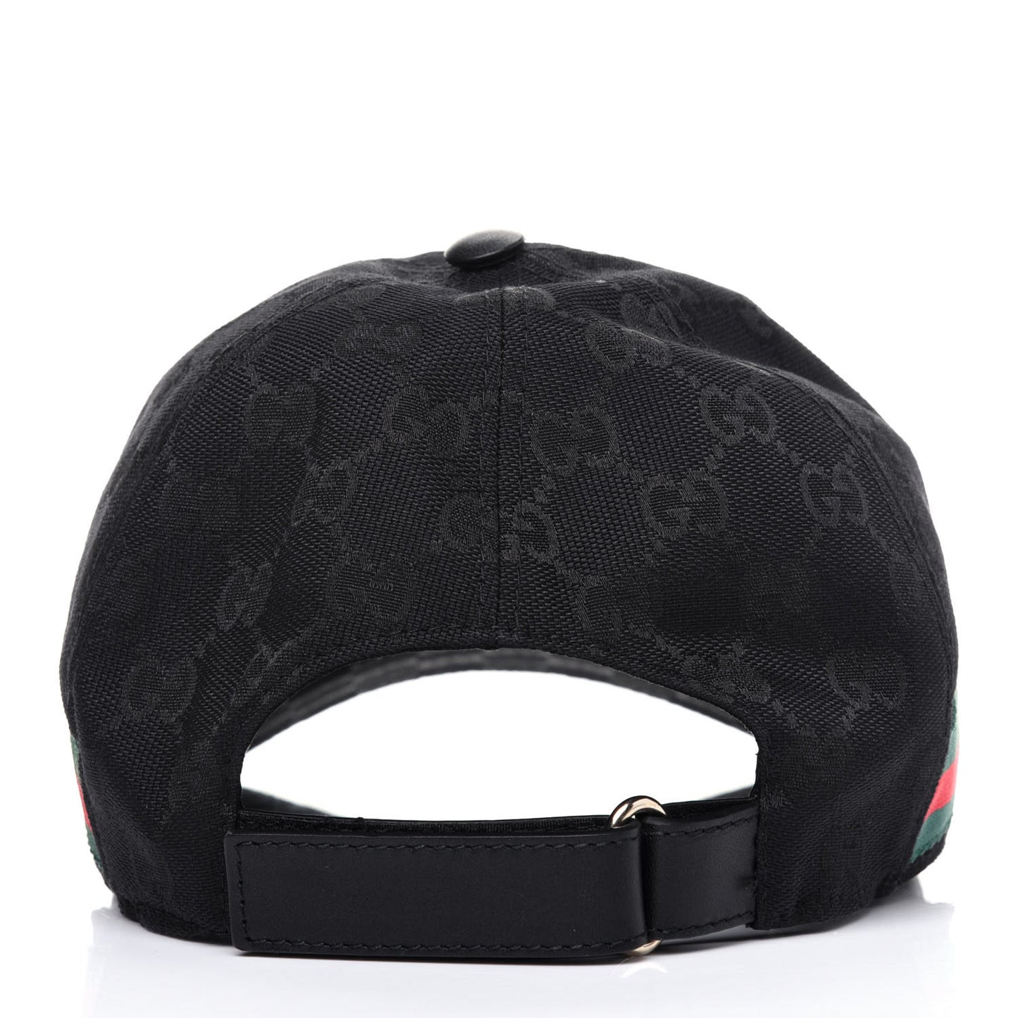 Monogram Web Baseball Hat M Black