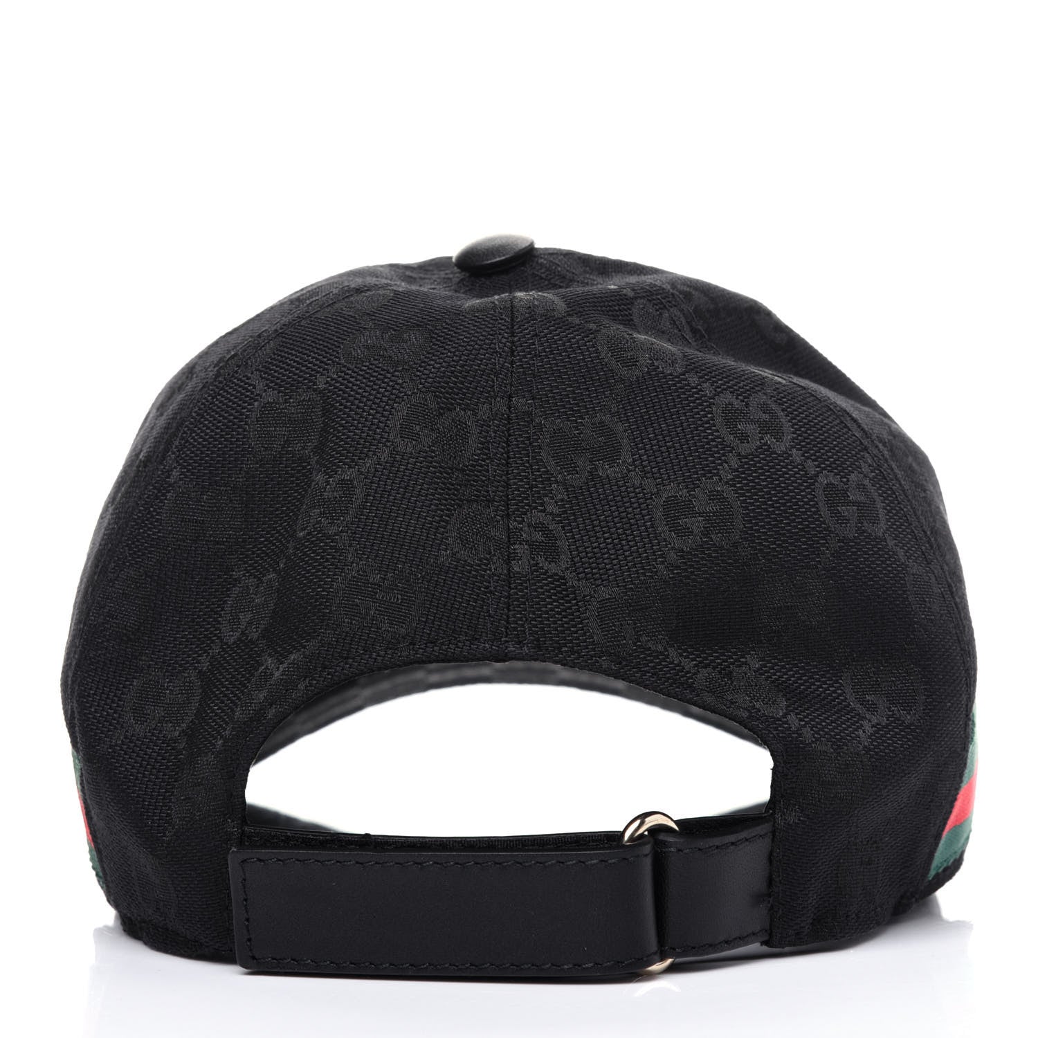Gucci Monogram Web Baseball Hat M Black 5 of 10