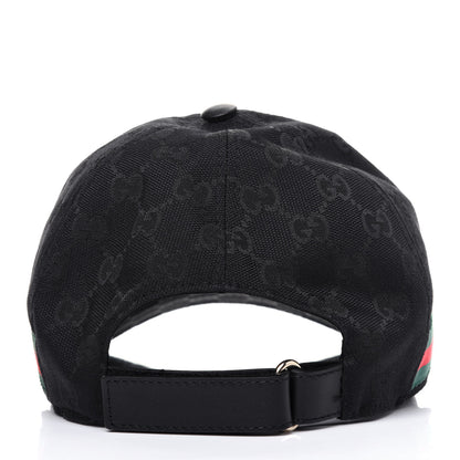 Gucci Monogram Web Baseball Hat M Black 5 of 10