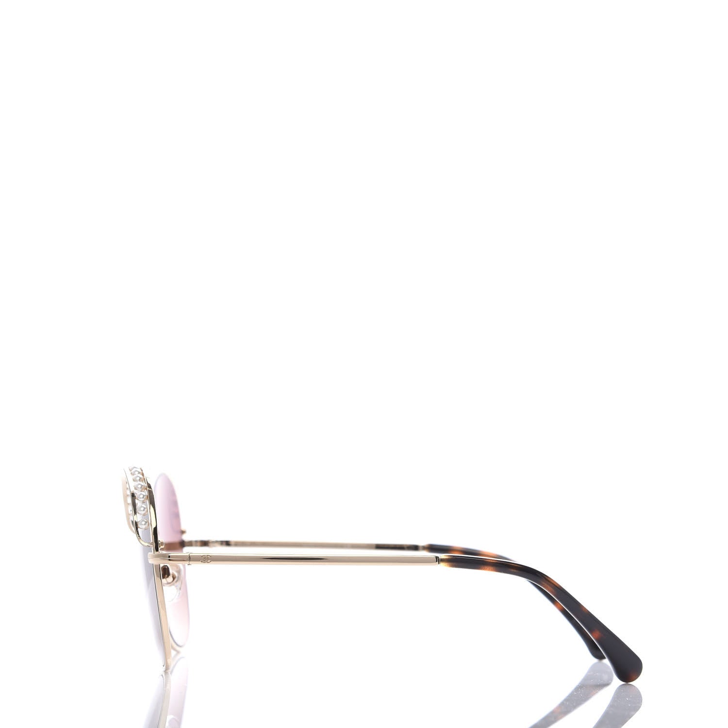 Chanel Pearl Sunglasses 4246-H Tortoise 3 of 8
