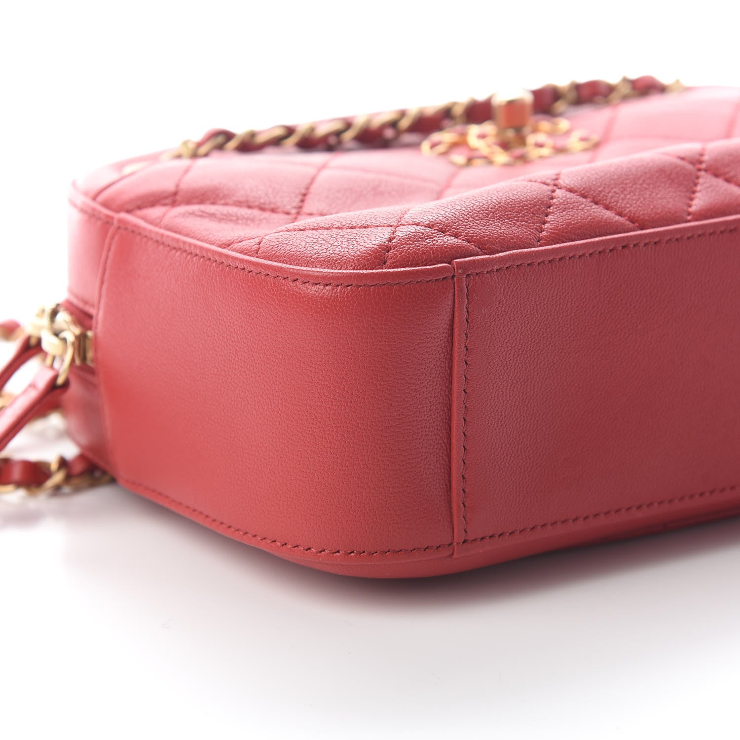 Chanel Goatskin Quilted Chanel 19 Camera Case Pink 7 of 8