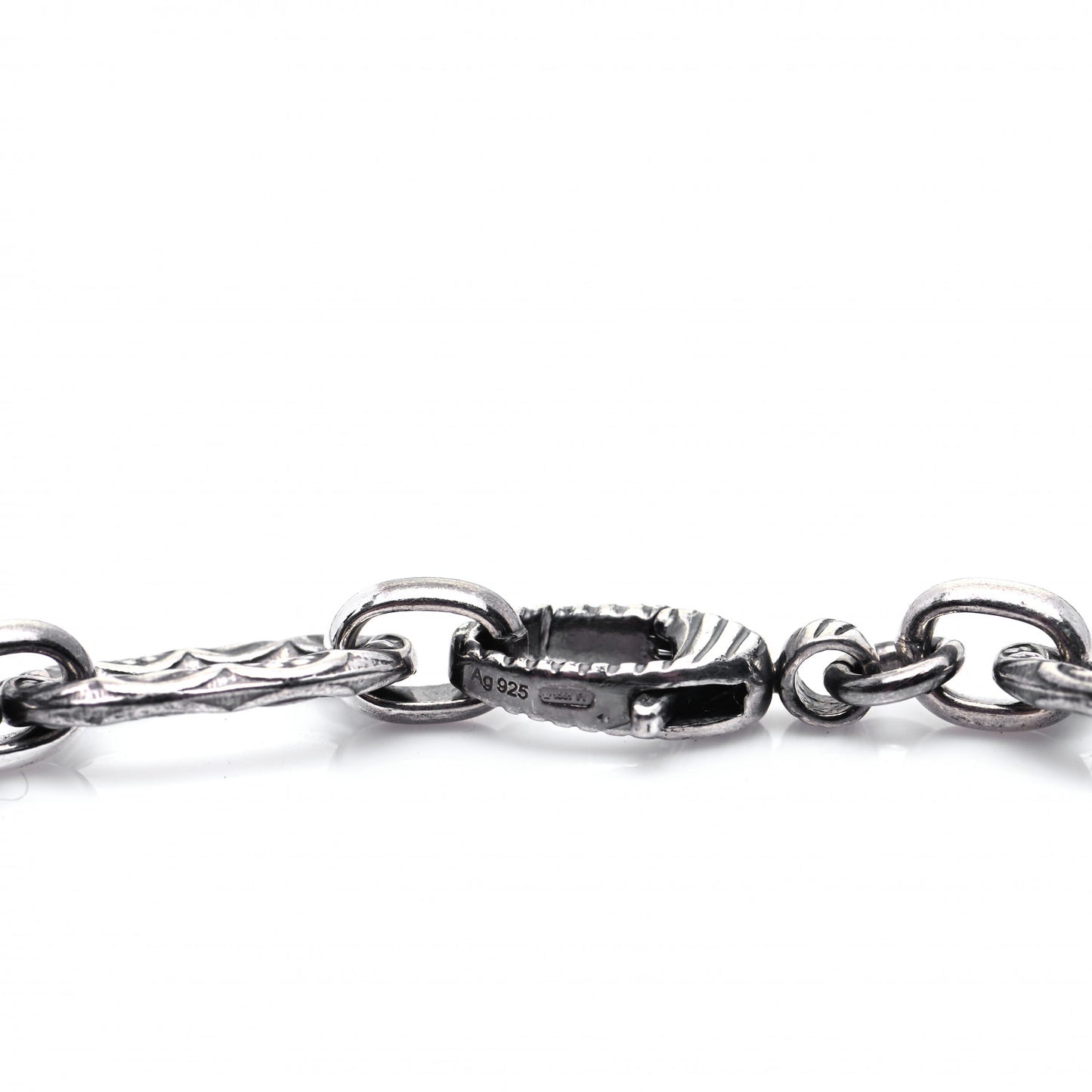 Sterling Silver Large Interlocking G Pendant Necklace