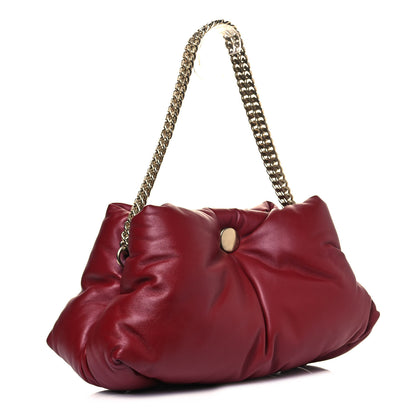 Proenza Schouler Lambskin Puffy Chain Tobo Bag Red 3 of 13