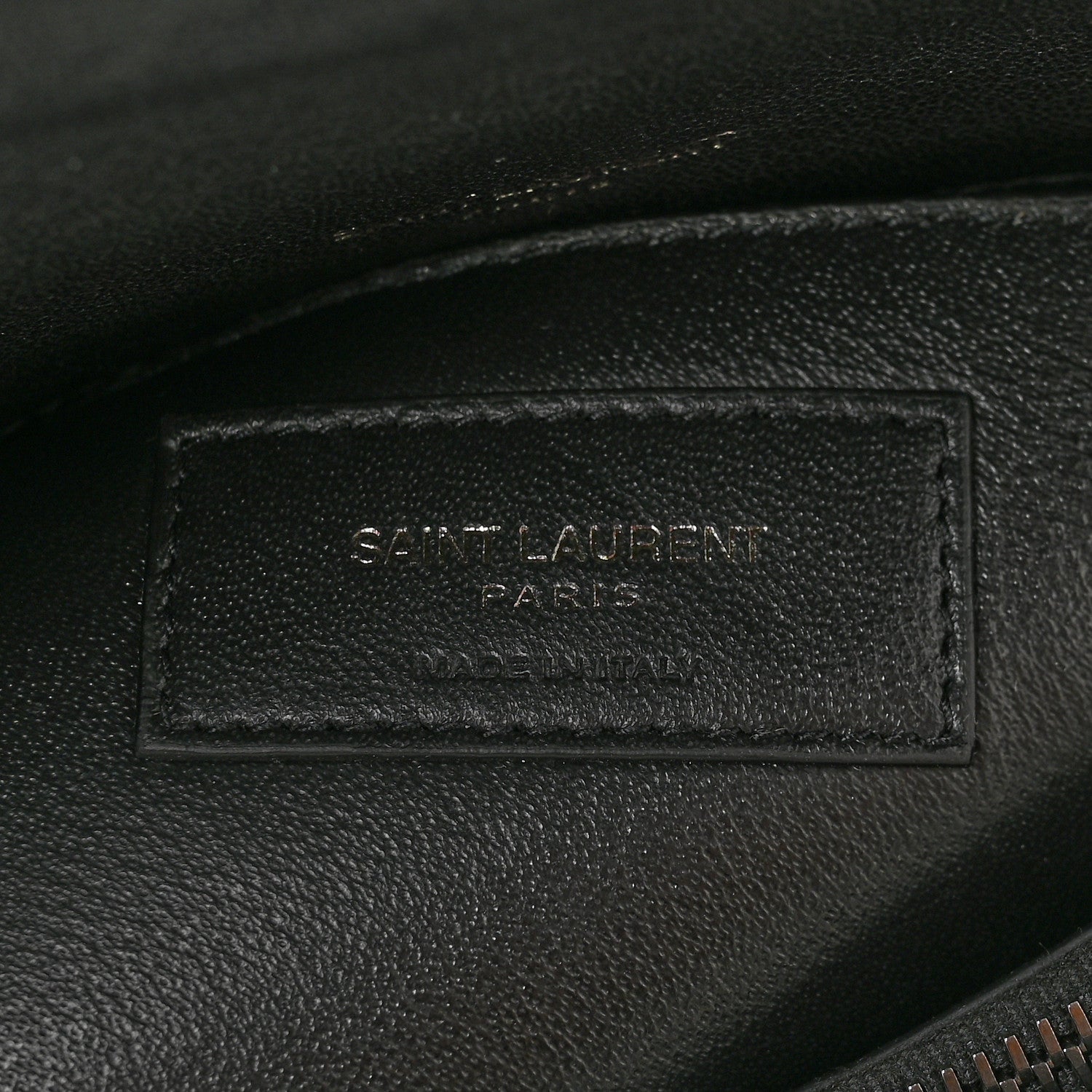 Saint Laurent Sheepskin Matelasse Chevron Monogram Medium College Bag Black 6 of 10