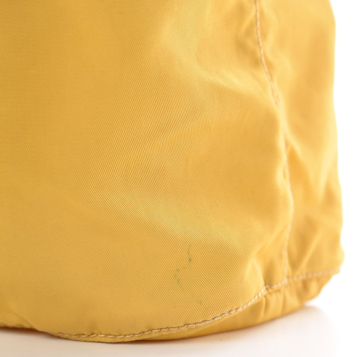Tessuto Nylon Drawstring Pouch Yellow